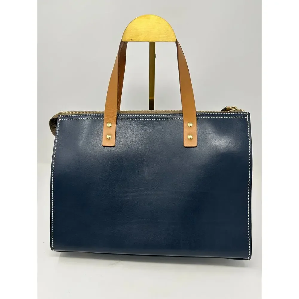 Orla Kiely Embossed Stem Willow Leather Bag - Picture 2 of 11